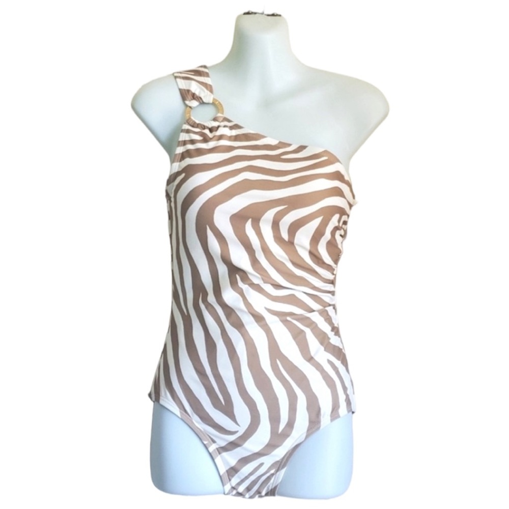 NWT Michael Kors one shoulder Swimsuit